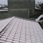 Neve sui tetti