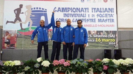 Franco Melas campione italiano SM70 di corsa campestre (Foto Nando Gallese)