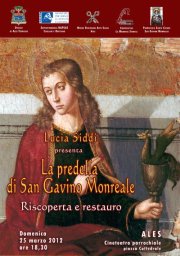La predella di San Gavino Monreale: riscoperta e restauro