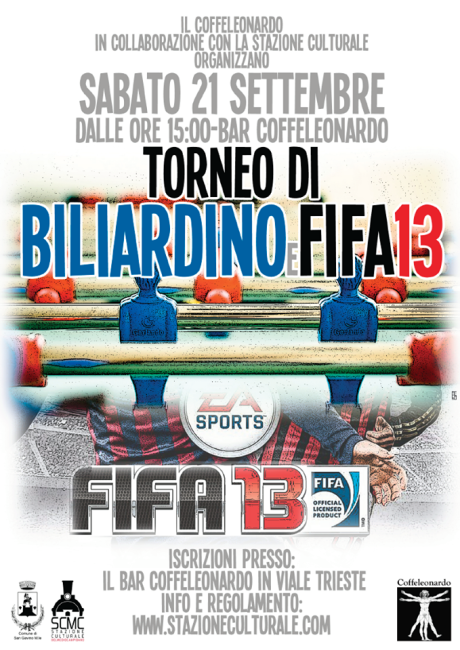 Torneo di Biliardino e FIFA 13 con PlayStation