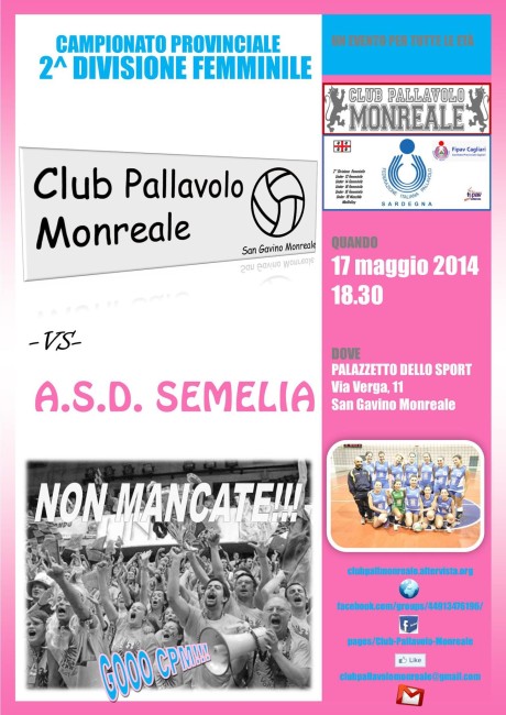 Club Pallavolo Monreale - ASD Semelia