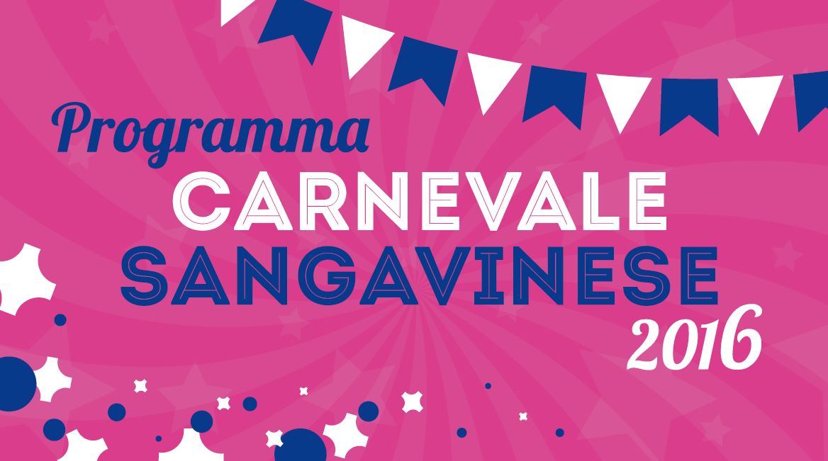 32° Carnevale Sangavinese, il programma del Giovedì Grasso