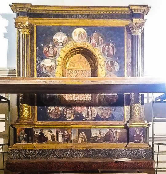 L'antico altare di Santa Severa
