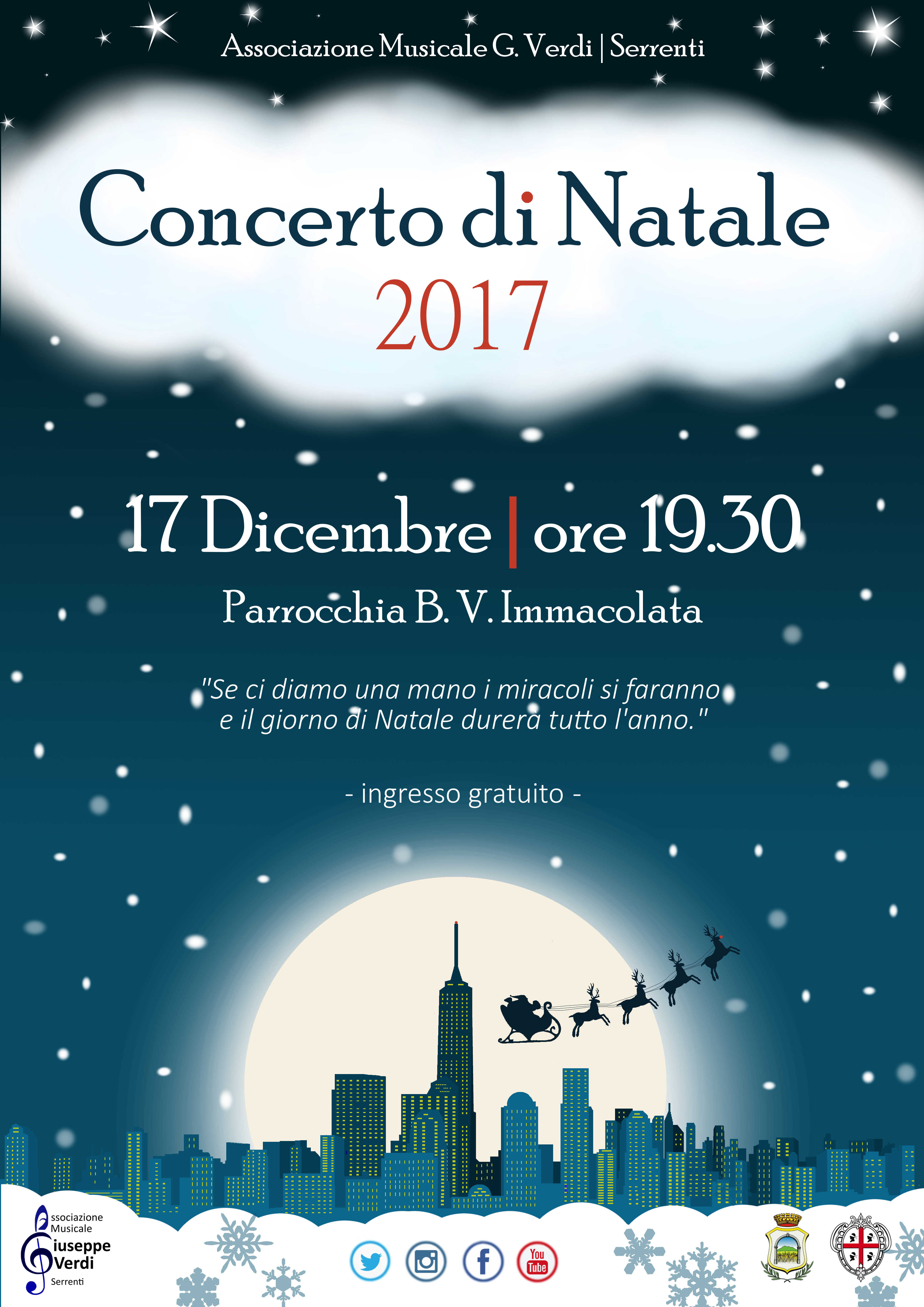 Concerto di Natale 2017 a Serrenti