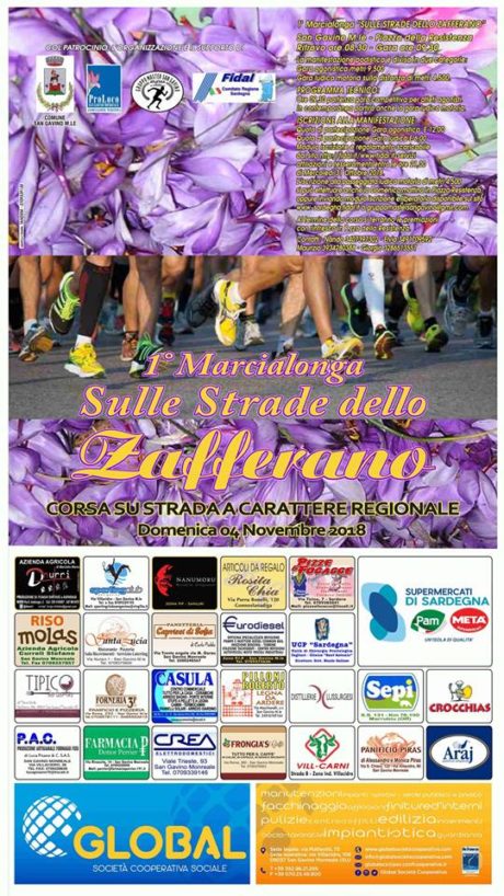 Global sponsor ufficiale della 1° Marcialonga Sulle Strade dello Zafferano