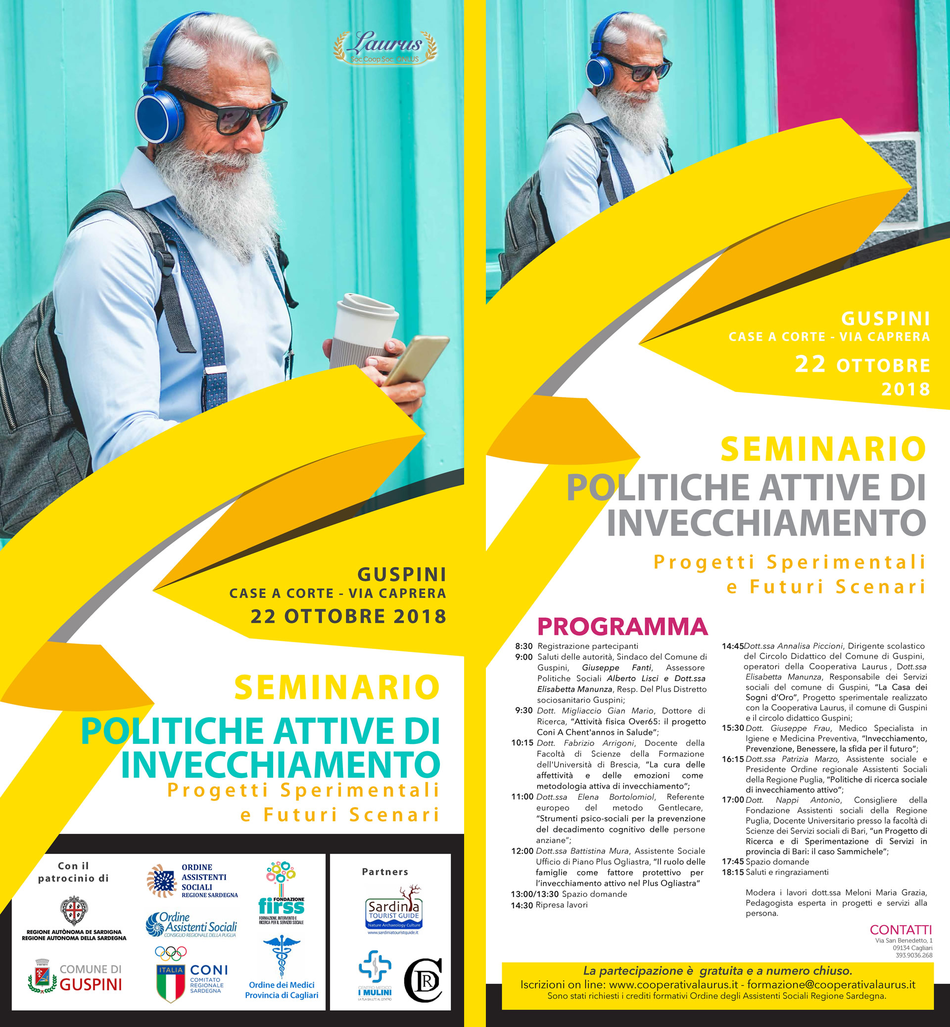 Politiche attive di invecchiamento, seminario regionale a Guspini