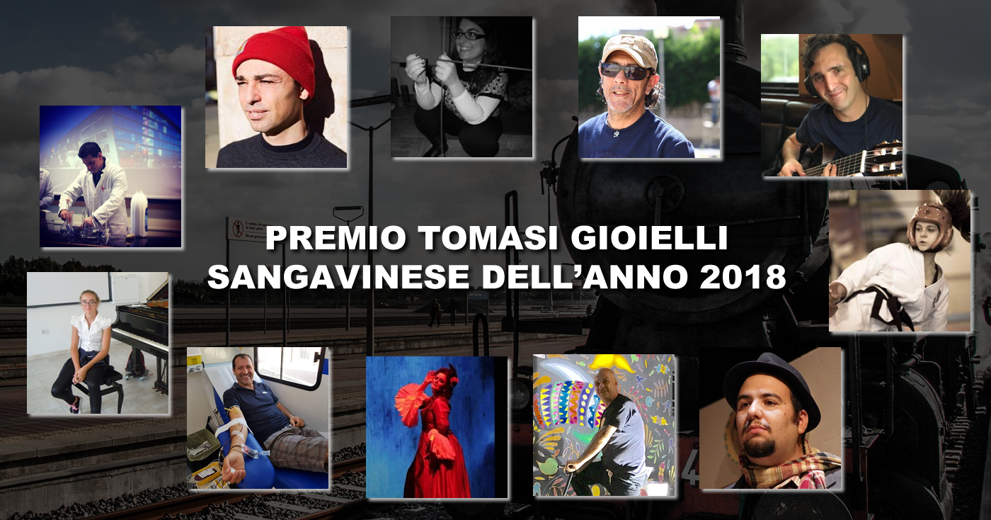 Premio Tomasi Gioielli Sangavinese dell’Anno 2018: un sondaggio per scegliere il candidato del pubblico