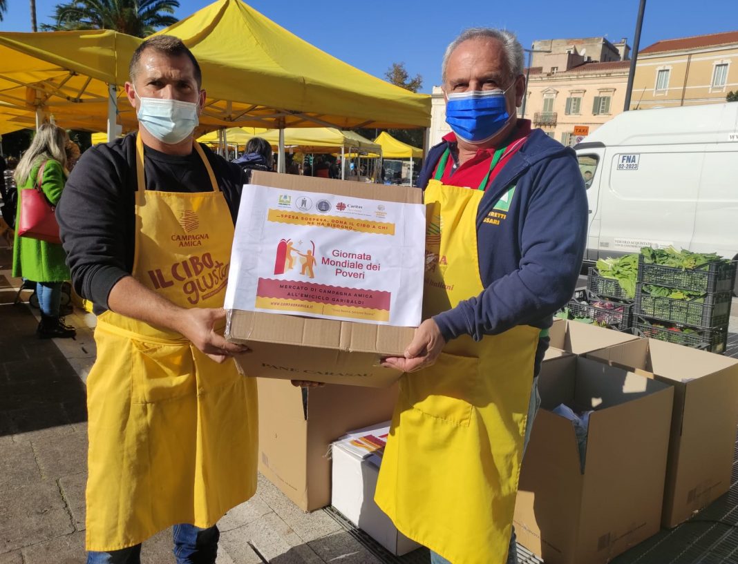 Giornata Mondiale del Povero, in Sardegna 5 quintali di cibo donati alle famiglie indigenti