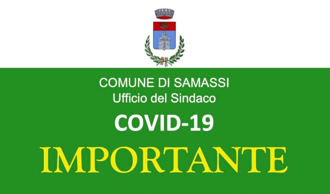 Samassi, arriva l'ordinanza anti-Covid: scuole chiuse il 7 e 8 gennaio. Riapre l'hub vaccinale comunale