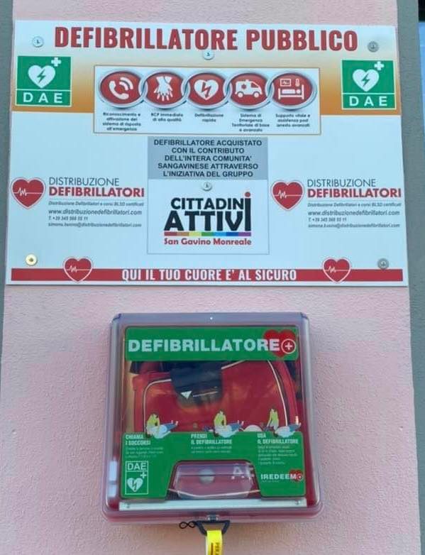 San Gavino, prosegue la raccolta fondi per installare il secondo defibrillatore