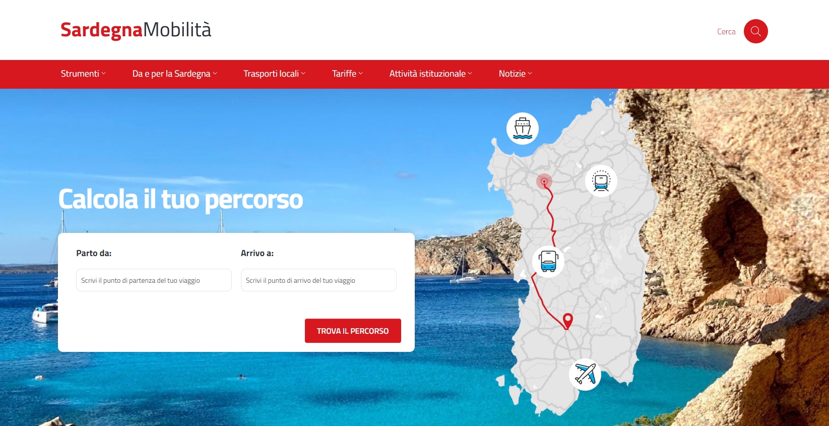 Trasporti, nasce il portale "SardegnaMobilità"